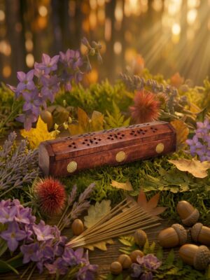 Boîte Porte-encens Fleur de vie
